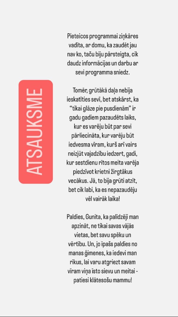 Atsauksme: "tikai glāze pie pusdienām" ir gadiem pazaudēts laiks