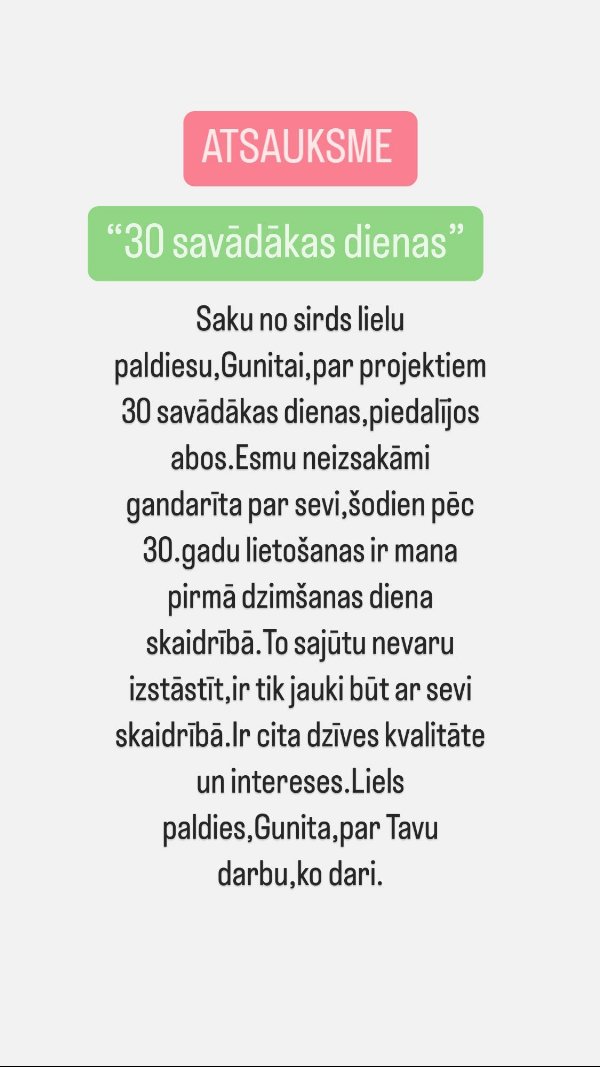 Atsauksme par 30 savādākas dienas: pirmā dzimšanas diena skaidrībā pēc 30 gadu lietošanas