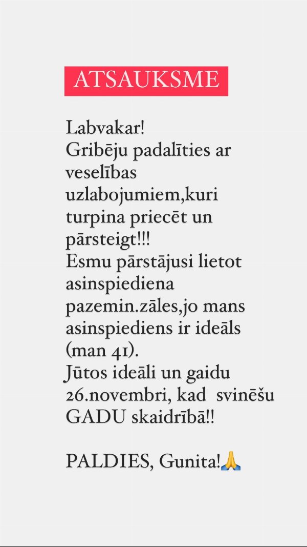 Atsauksme: gandrīz gads skaidrībā, asinsspiediens normalizējies