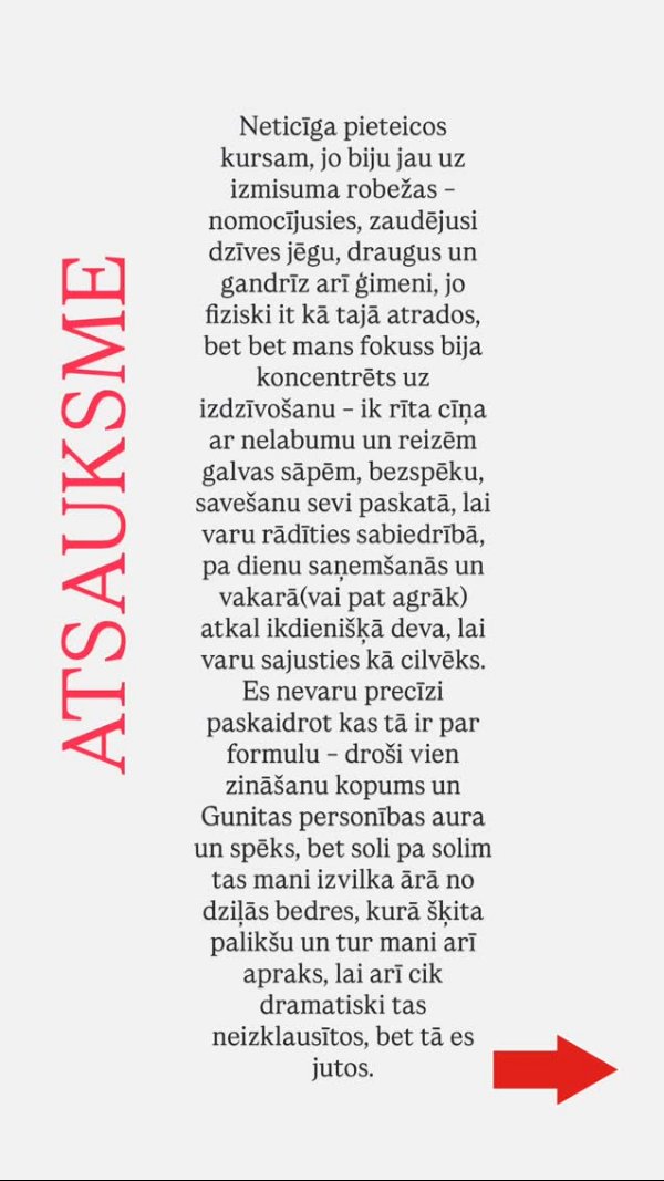 Atsauksme: kurss izvilka no dziļās bedres, izmisuma robežas un ikdienas devas